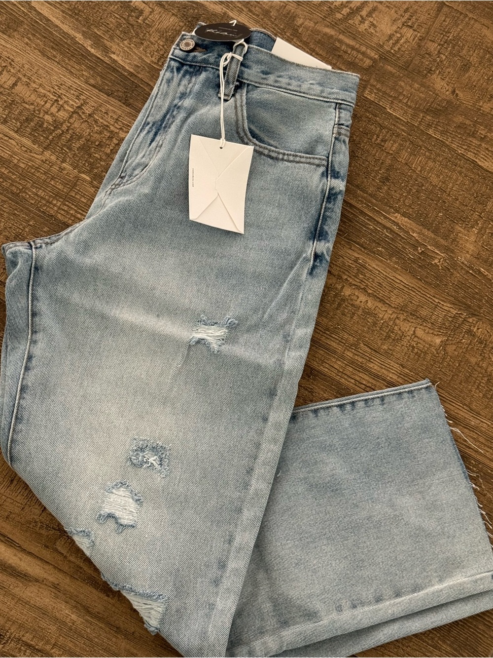 Light Blue Distressed Women’s Jeans